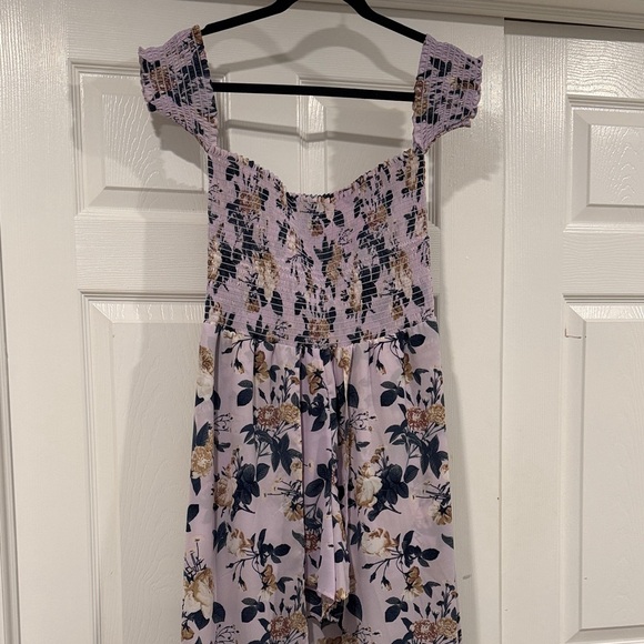 Altar’d State Floral Maxi Dress with off the shoulder straps L NWOT - Picture 3 of 7